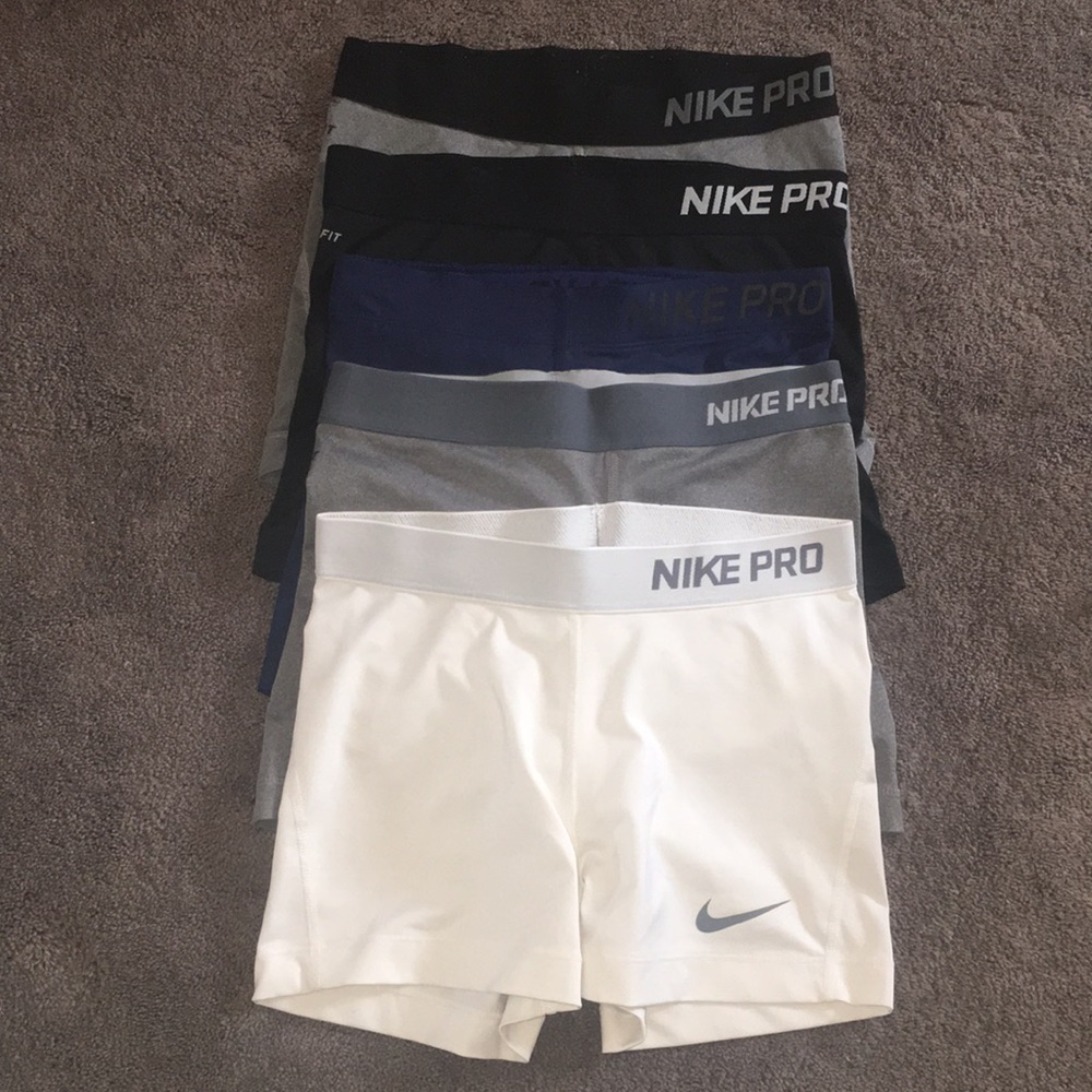 Nike pro spandex shorts